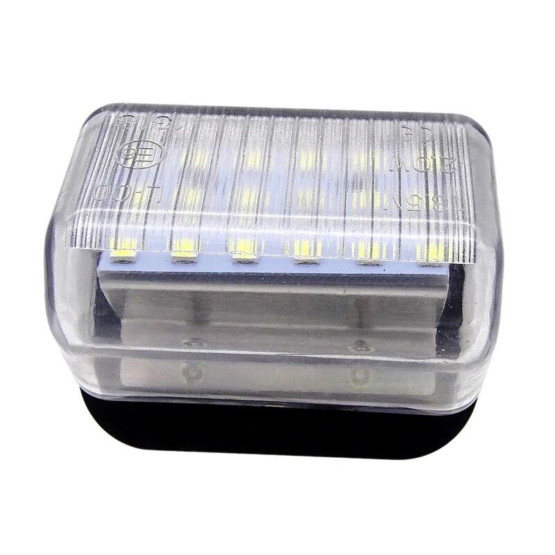 2pcs Car White LED License Plate Light for Mazda CX-5 CX-7 Mazda Speed 6 Mazda 6 Sedan GY GJ GH GG Auto Lamp Replacement Parts