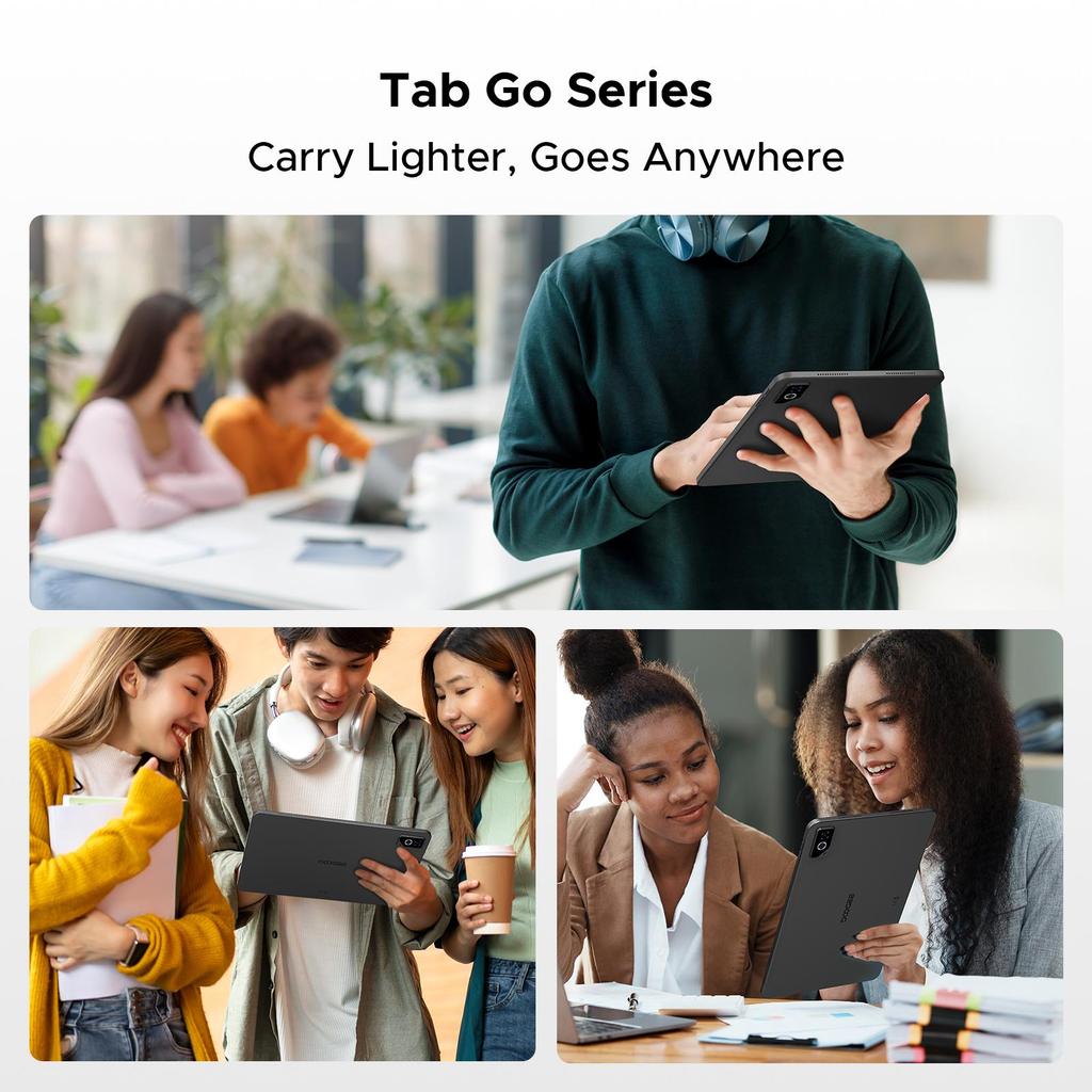 DOOGEE Tab G6 Pro 12 Inch 2.4K Tablet, Android 16 Tablet with Keyboard, 36GB+128GB/2TB, 9000mAh Battery, 4G LTE, Tablet with Pen, Mouse&Case