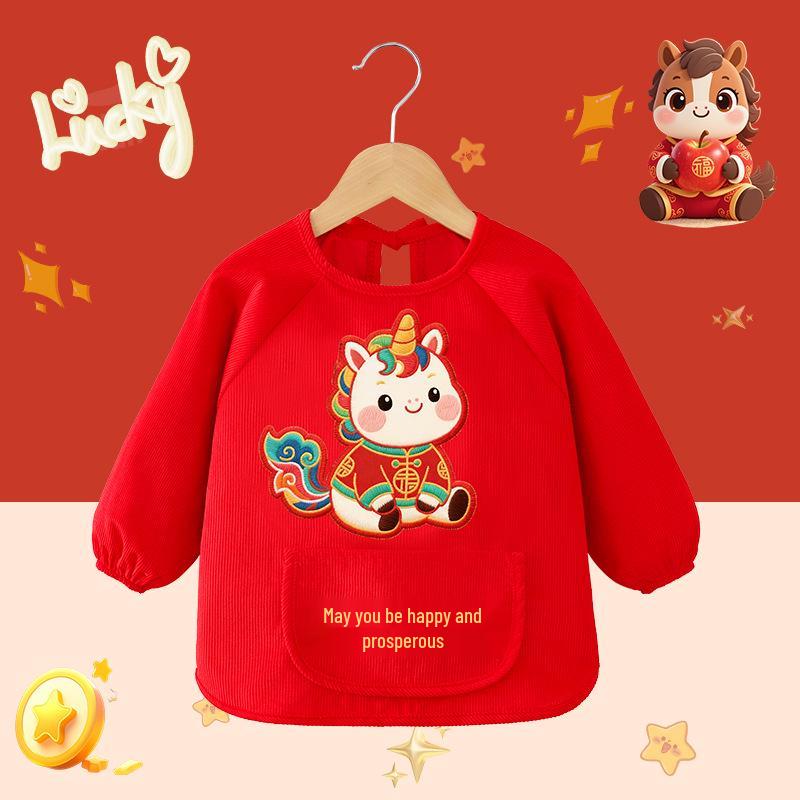 

Водонепроникний новорічний верхній одяг для немовлят: Стильний осінньо-зимовий одяг з довгим рукавом для їжі для хлопчиків та дівчаток Size 90 (1-2 years)