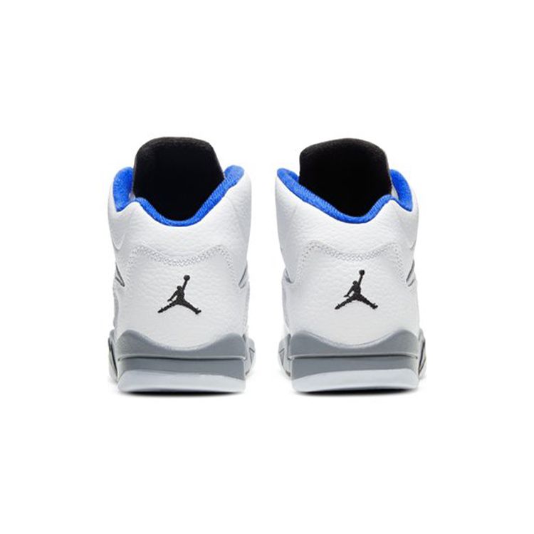 Air Jordan 5 Retro PS Stealth 2.0 Kids Sneakers White Black Hyper-Royal 440889-140
