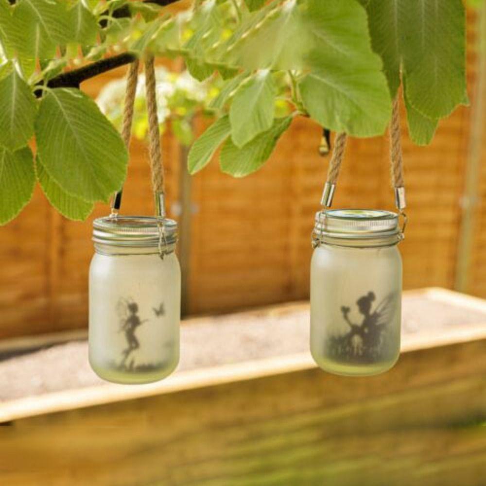 

Садовый декор с питанием для патио газон стеклянный волшебный свет солнечные фонари для бутылок матовые огни для банок