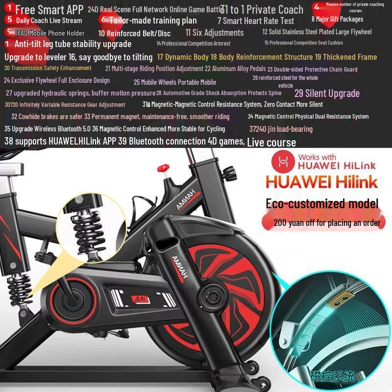 Магнитный велотренажер ShiJingChen для дома