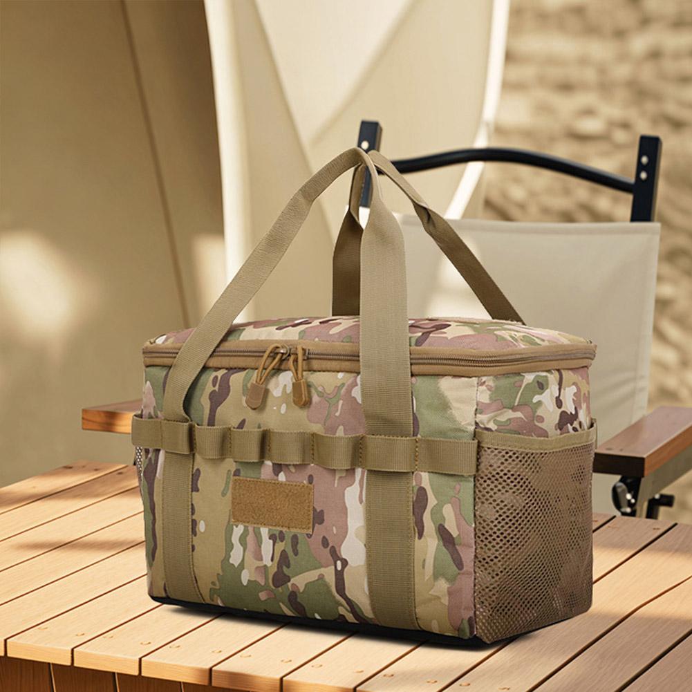 Outdoor Camping Storage Bag Large-capacity Tactical Bag Multi-Functional Gas Tank   Picnic Cookware Utensils Organizer Bag