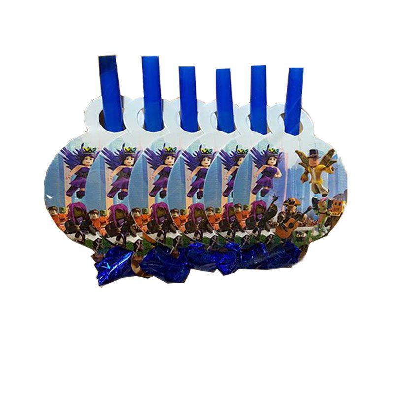 Theme Roblox Game Party Supplies Kids Birthday Banners Cake Decorations Toppers