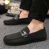 Fashion Summer Men Casual Shoes Leather Moccasins Breathable Slip on Italian Boat Shoes Luxury Brand Mens Driving Loafers Size 39-46
