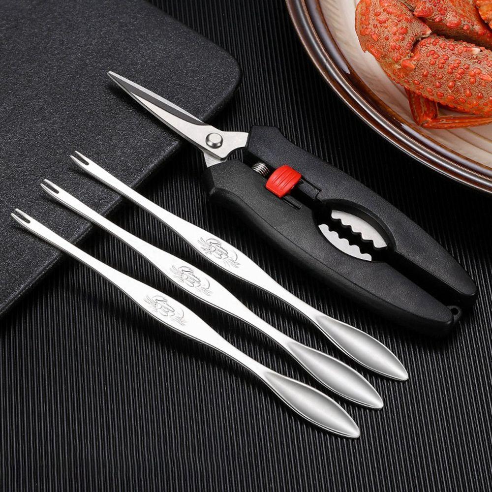 

Clamp Pliers Lobster Clip Peel Shrimp Crab Crackers Seafood Tool Kitchen Gadgets Crab Tool Set 1