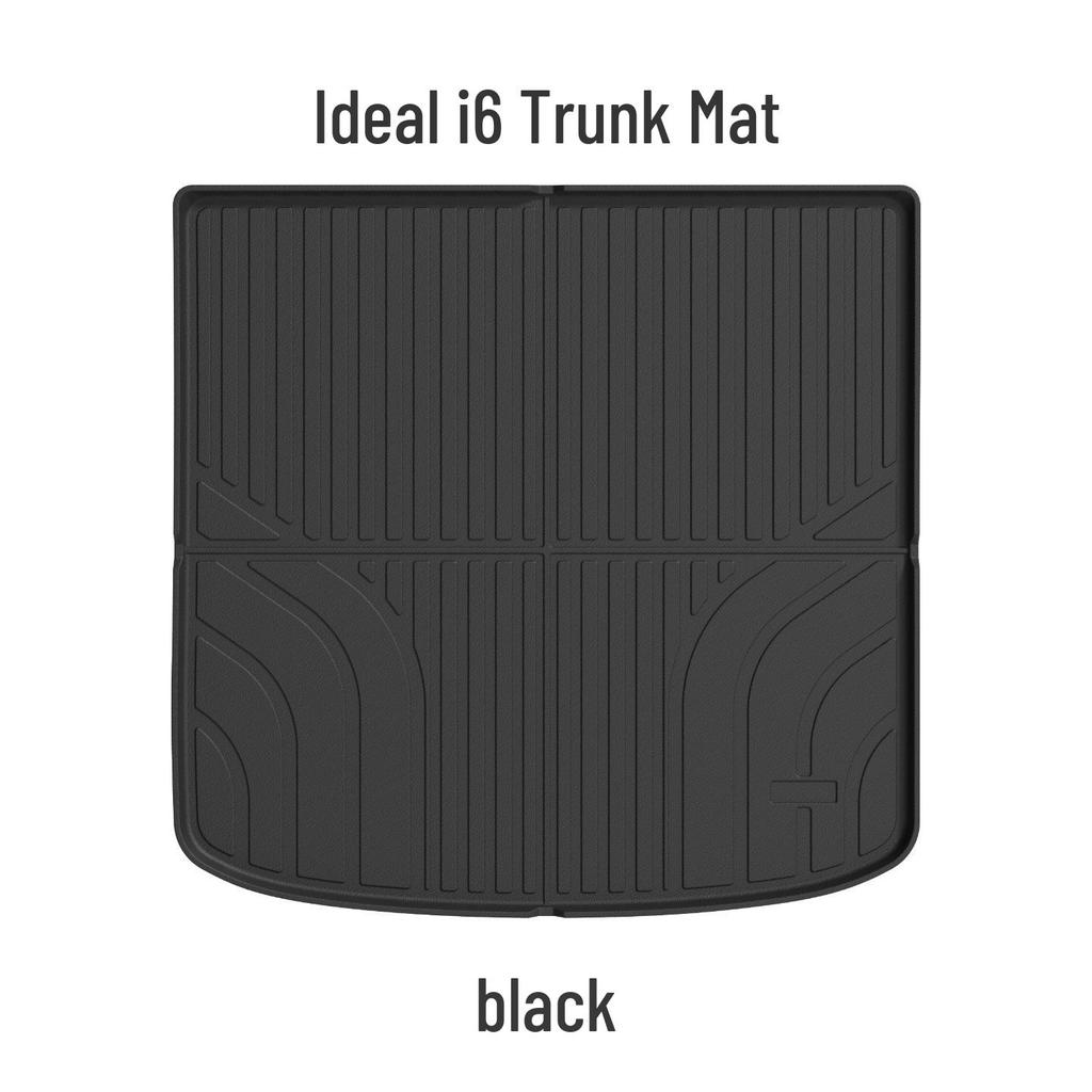 Ideal I6 Car Floor Mats & Trunk Mat - TPE Black, Fits 25 Models