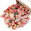 10/20/50Pcs 2cm Mini Rose Artificial Flowers Heads For Home Decor Wedding Decoration Fake Flowers DIY Wreath Scrapbook Gifts