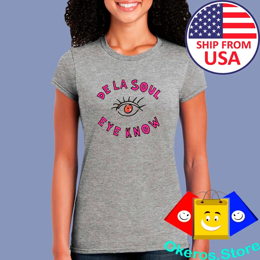 

De La Soul Eye Know Women s Grey Size S to 2XL 2XL