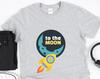 To The Moon Bitcoin T-Shirt: Crypto HODL Rocket Tee
