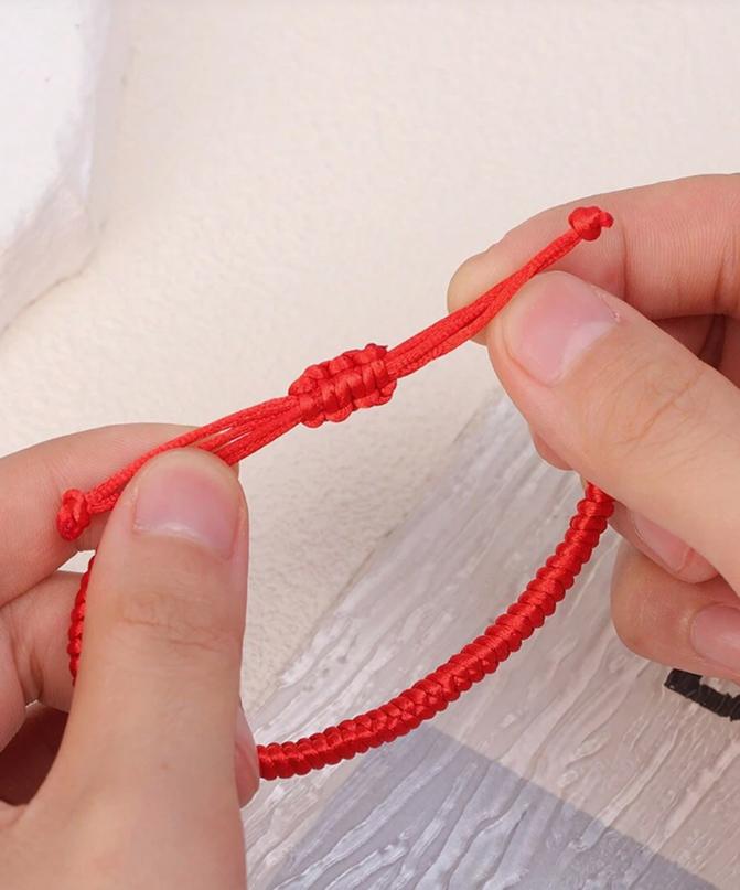1/10pcs Tibetan Thread Buddhist Bracelet Bangles Adjustable For Women Handmade Knot Amulet Red Rope Lucky Bracelet Charm Jewelry