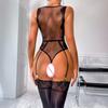 Women S Sexy Lace See Through Bodysuit Lingerie Set