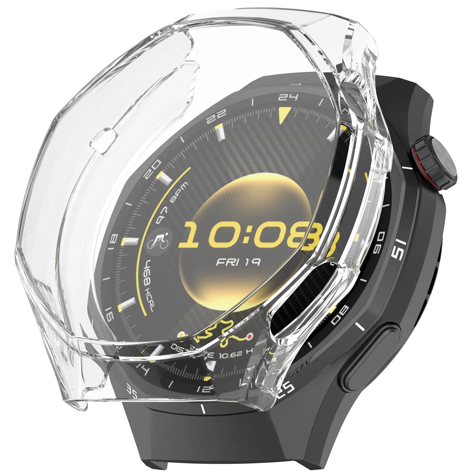 

Полный защитный чехол-оболочка для Huawei Watch GT 6 pro 46 мм Запасные аксессуары Рамки Чехлы 360 ТПУ Защита экрана прозрачный