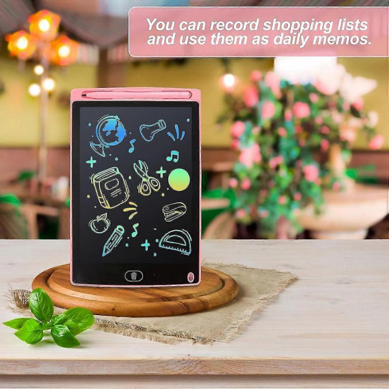 Lcd Writing Tablet  2 Packs Drawing Pads For Kids 3 4 5 6 Years Old 85 Inch Colorful Lines Doodle Scribble Boards Educational Toys For Boys Girls Road