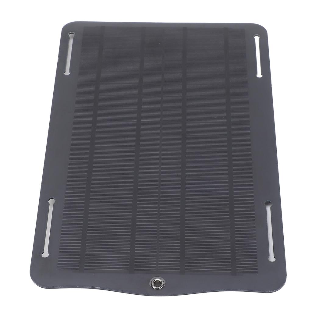 18V 10W Portable Solar Panel Charger Monocrystalline Silicon for 12V 18V Battery Car Motorcycle Tractor Boat