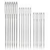 New 3 Sizes Large Eye Darning Crochet Aluminum Silver Knitting Crochet Set Weaving Crochet