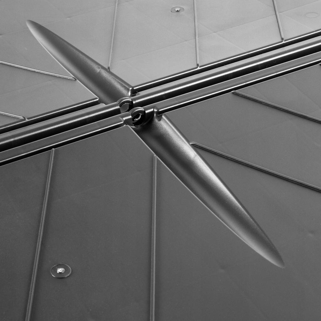 KADAX Garden Composter Modular 1260L Frost-resistant Year-Round Black