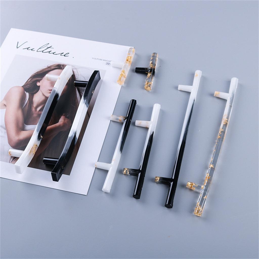 Handle Molds for Resin Casting, Silicone Tray Handle Molds