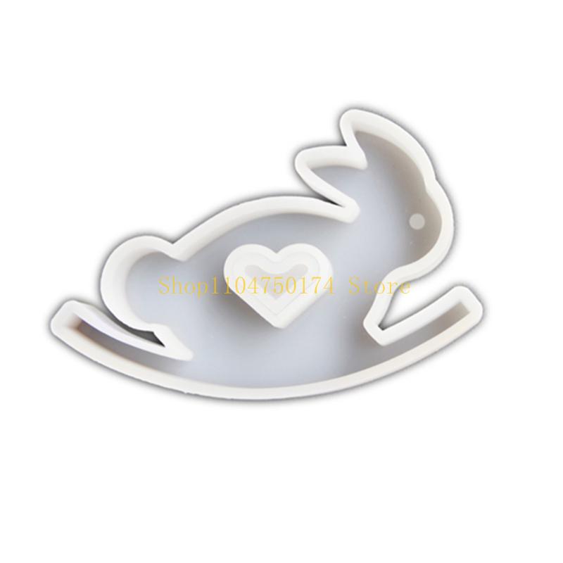 Tier-Silikonformen Schaukelpferd-Formen Schmuck-Epoxidharz-Formen Handgefertigte Schreibtischdekorationen Gipsformen Top-Verkauf