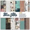 24 de coli Timpul zboară Tampoane de hârtie pentru artizanat Moare de tăiat Fundal de artă Origami Scrapbooking Creare de cărți