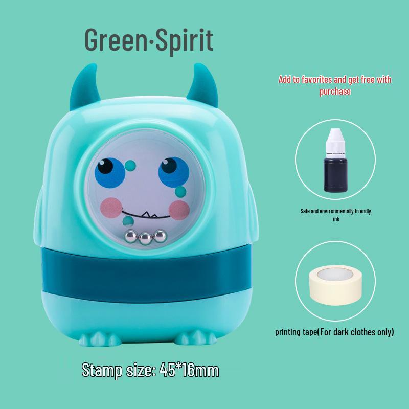 Personalized Name Stamps for Kids - Durable and Washable Name Clothing Stamps for Kindergarten Use