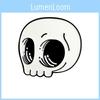 Unique Geometric Alloy Skull Brooch Set For Men And Women With Stylish Design