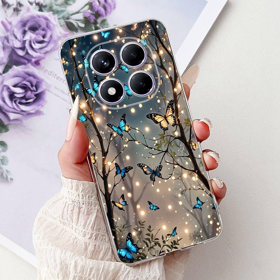 For Xiaomi Redmi Note 14 Pro Plus Case New Popular Flower Marble Soft Silicone Cover For Xiaomi Redmi Note 14 Pro Global Capinha