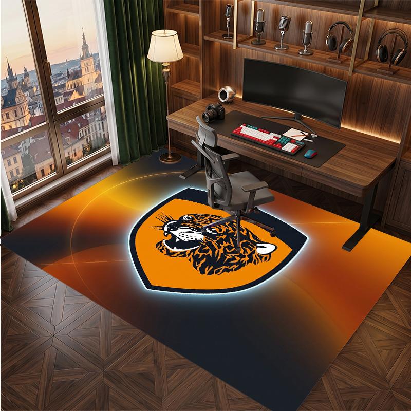 Hull City Football Print Crystal Velvet Rug, Comfortable Water Absorbent Non Slip Indoor Floor Carpet