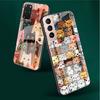 Glass Case For Samsung Galaxy S22 S20 FE S21 Plus Phone Cover S10 5G S9 Note 20 Ultra 10 Lite Shell Cute Dogs Cat Animal