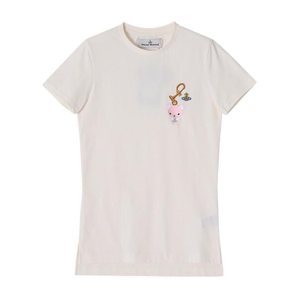 Vivienne WeSTwood Bear Orb Logo Peru Women S T ShirT J001m A407 XS