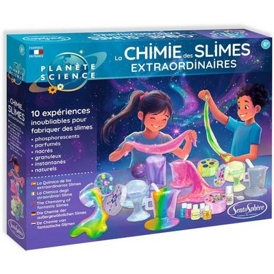 Science Kit - SENTOSPHERE - The Chemistry of Extraordinary Slime - Slime of All Colors - Natural Origin - From 8 Years