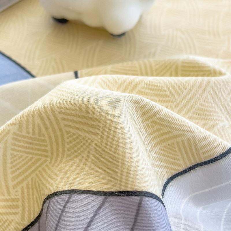 100%Cotton Bed Sheet Geometric Style Mattress Cover Single/Queen/King Pure Cotton Bed Shees Set High Quality Sabanas King Size