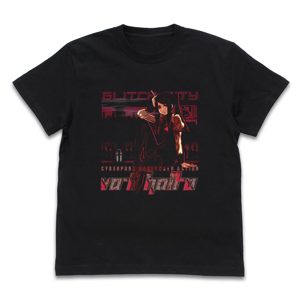 COSPA Jill Stingray BLACK XL [Official] VA-11 HALL-A T-Shirt чёрный