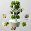Hydroponics Multilayer Flowerpot Home Intelligence Vegetable Flower Planting Soilless Culture Pipe White Plastic Flowerpot