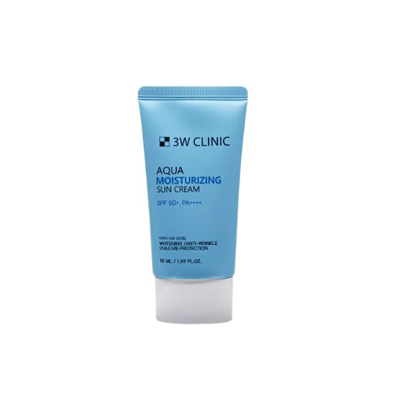 3W Clinic Hybrid Mineral & Chemical Sunscreen SPF50+ PA+++ No White Cast Hydrating Sun Cream 50ml