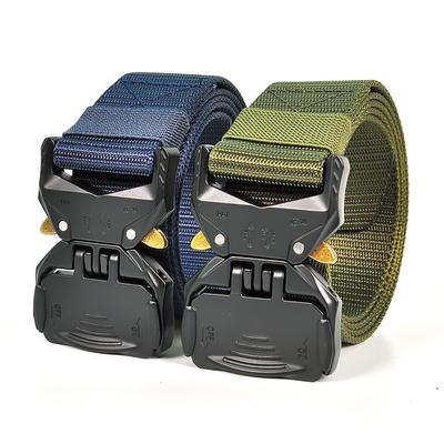 Νέα ανδρική ζώνη τακτικής πόρπης από νάιλον καθημερινά ρούχα εργασίας Γρήγορης απελευθέρωσης Ζώνες εξωτερικού χώρου Ευέλικτο αθλητικά ρούχα Παντελόνι Tide