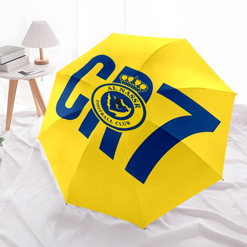 1 pezzo Squadra di Calcio (27) Ombrello, Protezione Solare e Schermatura UV. Ha Otto Stecche Robuste per l'Uso all'Aperto ed è il Regalo Perfetto