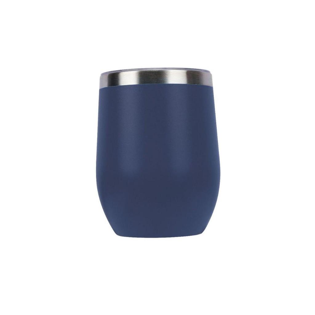 Portable Double-Layer 304 Stainless Steel Insulated Egg-Shaped Wine Glass – Stylish Red Outdoor Water Cup