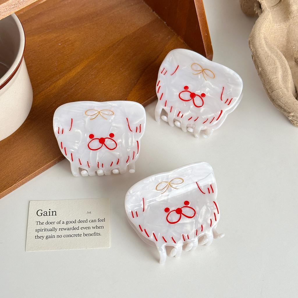 Acetate Dog Trendy Hair Claw Clip For Effortless Chic Halfup Styles