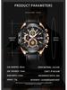 Men's Luxury Leather Strap Supercar Racing Waterproof Sports Watch