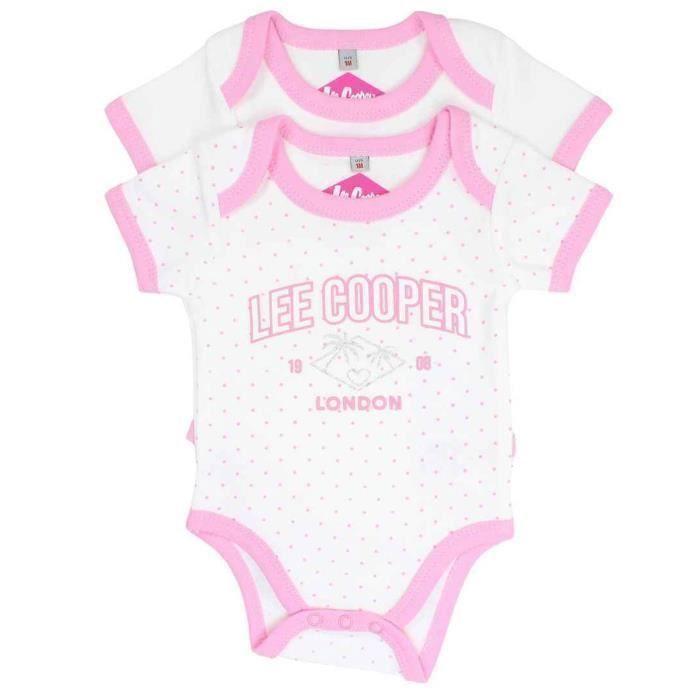 Body - Lee Cooper - LC11878-C S2-3M - Lot de 2 - Blanc - Fille - Enfant