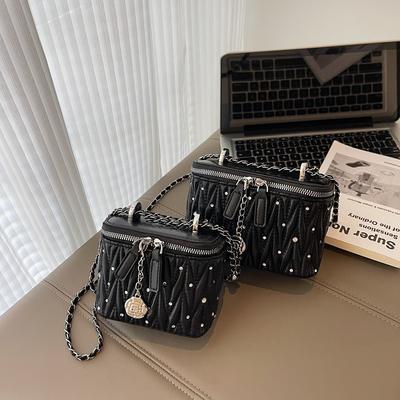 Rhombus Chain Bag Women's New Fashion Simple Shoulder Bag Niche Trend Messenger Small Bag