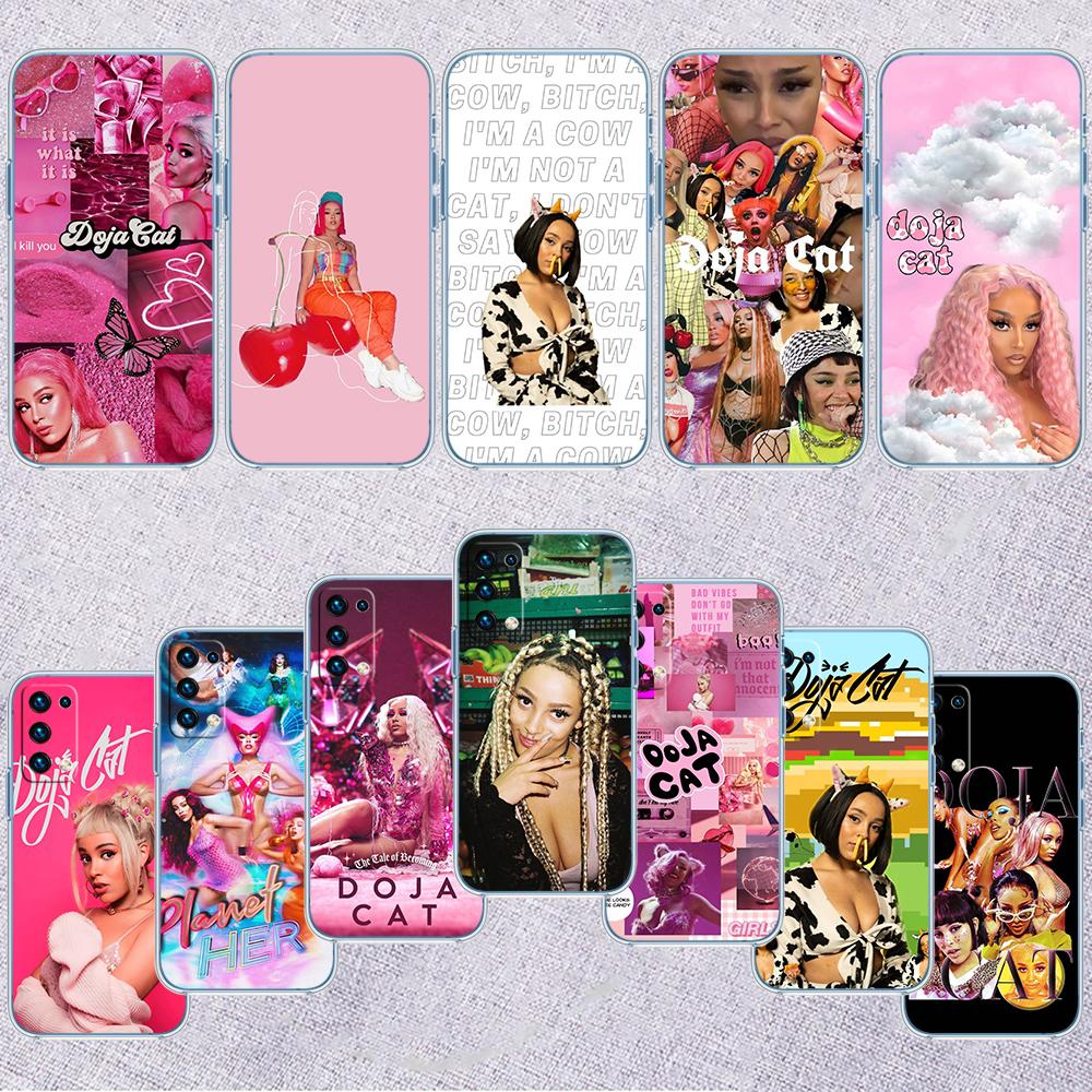 Doja Cat Transparent Phone Case for Samsung Galaxy A04 A04S A14 A23 A34 A54 M23 M33 M52 M53