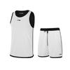 Li-Ning Breathable Quick-Dry Professional Training Reversible Sleeveless Jersey Straight-Leg Shorts Basketball Set Unisex Sportswear YATV109-1
