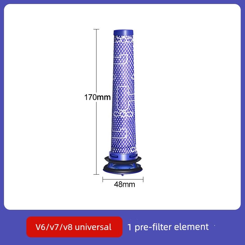 

Suitable for Dyson Vacuum Cleaner Accessories Filter Element V6V7V8V10Slimv11V12V15 Dust Collection Filter [Universal for V6/V7/V8] 1 Pre-Filter Element