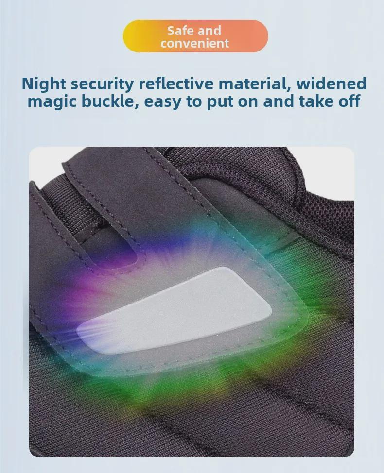 2024 Extra široké turistické boty na suchý zip pro všechna roční období - měkká podrážka, pohodlné pro seniory