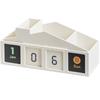 Multi Functional Creative Perpetual Calendar Pen Holder, Desktop Large Capacity Partitioned Ornament Pen Holder