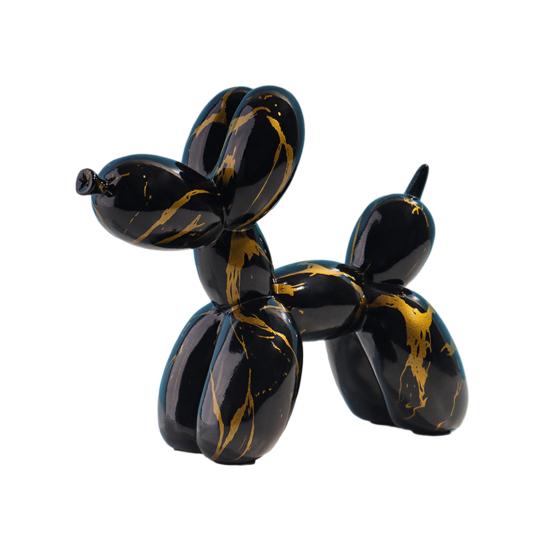 Pryskyřice balónek socha psa Barevná malba Řemeslná socha Socha Dekorativní Socha Ornament Vstup Dekorace TV skříňky