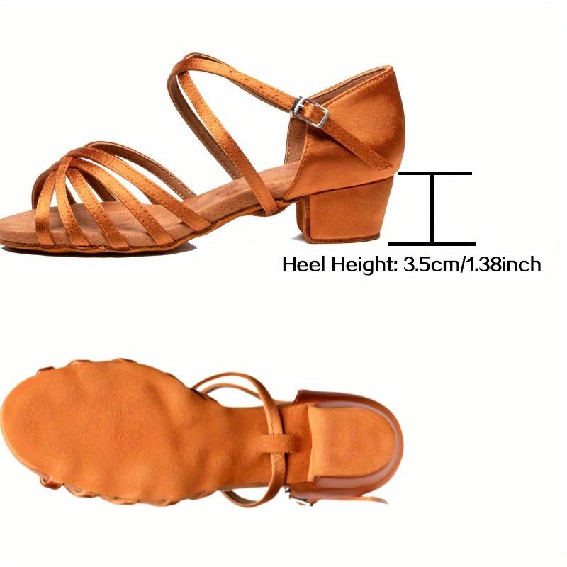 Fashion Middle Heel Women's Modern Dance Shoes, Universal Dance Shoes for All Seasons 3.5CM Heel