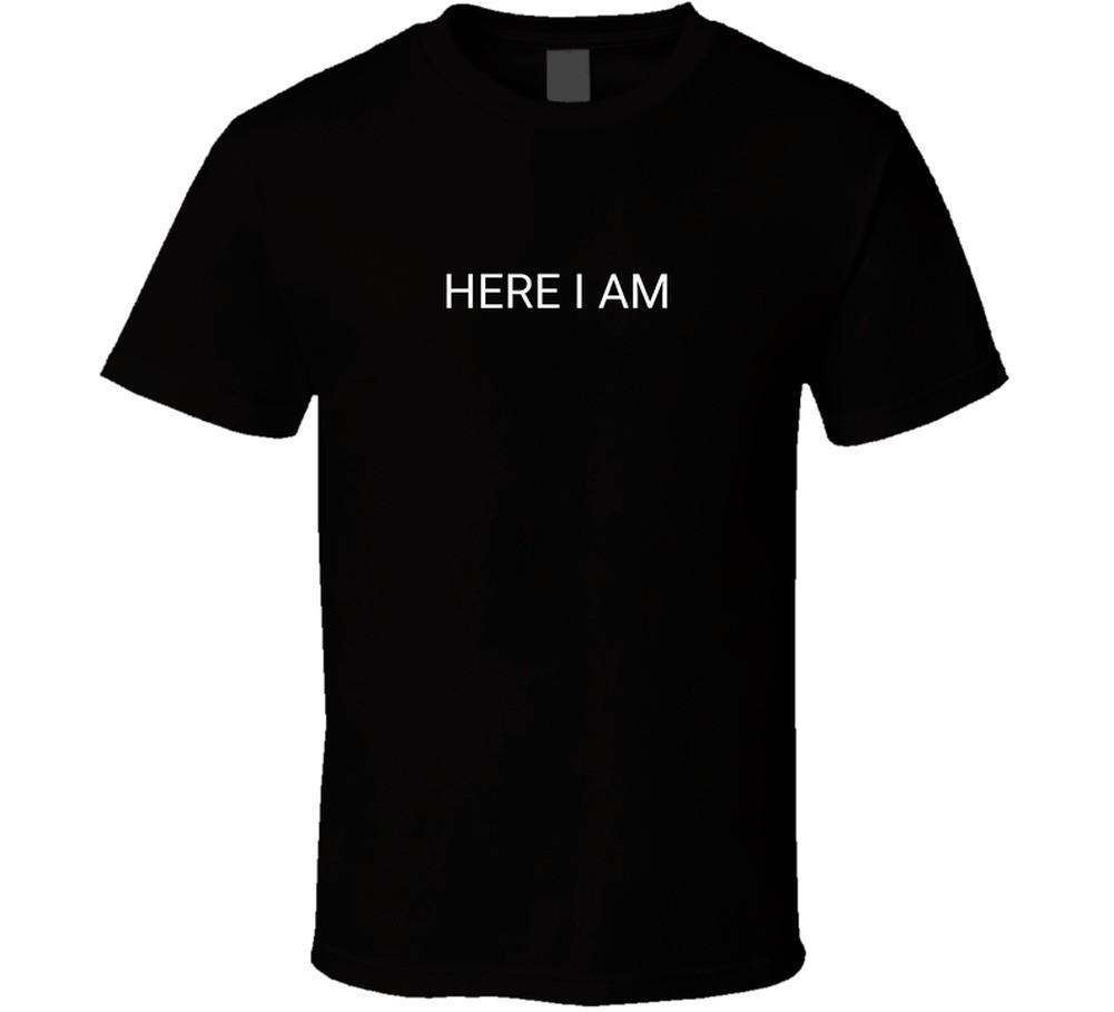 Charlie Kirk Here I Am T Shirt XXL